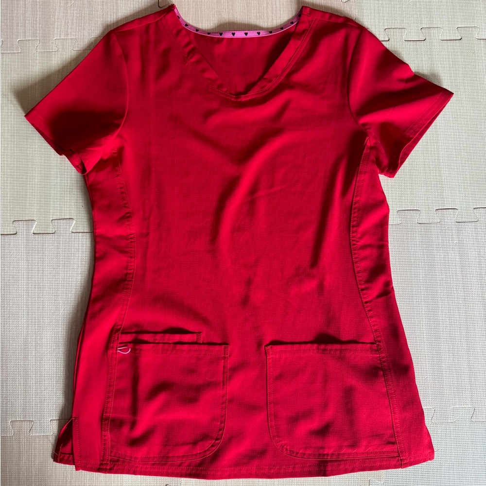 Vibrant Red Short Sleeve Tee